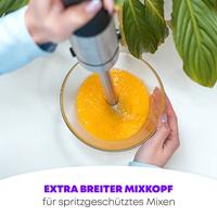 Profi Cook PC-SM 1094 Staafmixer 1000 W Traploze snelheidsinstelling Zwart, RVS - thumbnail