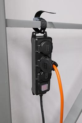 Brennenstuhl 1160670 Stroom Bevestigingsriem voor verlengkabel Zwart Brennenstuhl 1160670 Stroom Bevestigingsriem voor verlengkabel Zwart