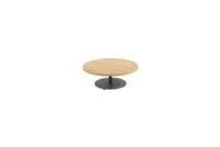 4 Seasons Outdoor | Koffietafel Volta Teak Ø80 cm x 30(h) cm | Antraciet - thumbnail