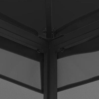 VidaXL Prieel met netten 300x400x265 cm antracietkleurig - thumbnail