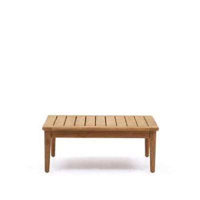 Kave Home Vierkante Salontafel 'Portitxol' Teakhout, 80 x 80cm