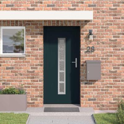 Voordeur Antraciet PVC