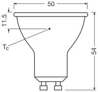 OSRAM HOMELIGHTING 4099854457487 LED-reflectorlamp-lamp Energielabel E (A - G) GU10 3.7 W Warmwit (Ø x h) 50.00 mm x 50.00 mm 1 stuk(s) - thumbnail