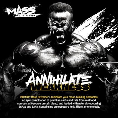 Mutant Mass Extreme 2500 Triple Chocolate (2720 g) Mutant Mass Extreme 2500 Triple Chocolate (2720 g)