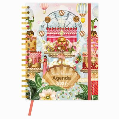 Studio Pompidom bureau-agenda (harde kaft) Popcorn 2027