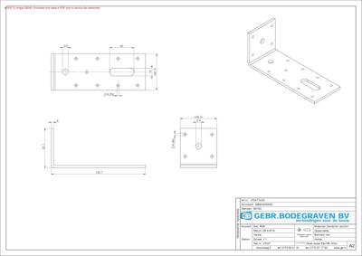 Zware hoekanker 155x65 07247