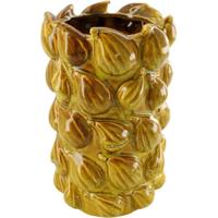 Vaas Fig oker 23 cm hoog - thumbnail