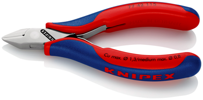 Knipex Elektronica-Zijsnijtang | 115 mm Lengte | Meer-Componentengrepen - 77 42 115 SB Knipex Elektronica-Zijsnijtang | 115 mm Lengte | Meer-Componentengrepen - 77 42 115 SB