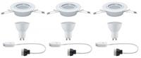 Paulmann 93845 Inbouwlamp Set van 3 stuks LED GU10 13.5 W Wit - thumbnail