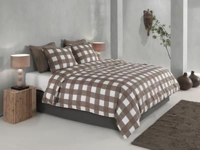 Zo! Home Zo! Home Quattro di Lino Dekbedovertrek 200x200/220 Palm Taupe