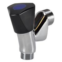 Wiesbaden Kiwa beluchterkraan 1/2 zwarte knop - thumbnail