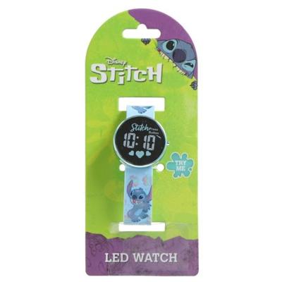 Accutime Disney Stitch LED Horloge Rond