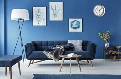 TFA Dostmann 98.1091.02 Wandklok Zendergestuurd 25 cm x 4 cm Aluminium (mat)