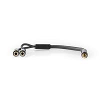 Nedis Stereo 3,5 mm mini-jack splitterkabel male naar 2x female - thumbnail