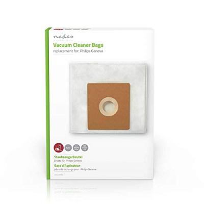 Nedis Stofzuigerzak | 4 Stuks | Synthetisch | voor Philips | Wit | 1 stuks - DUBG222PHI4 DUBG222PHI4