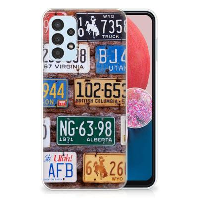 Samsung Galaxy A13 4G | Siliconen hoesje | met foto Kentekenplaten