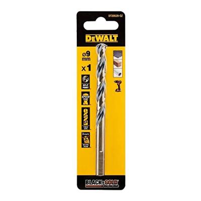 DeWalt Accessoires Black & Gold Metaalboor | 9 mm - DT20528-QZ DeWalt Accessoires Black & Gold Metaalboor | 9 mm - DT20528-QZ