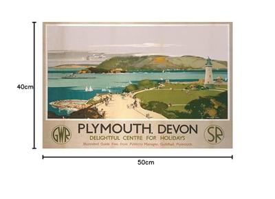 Kunstdruk Plymouth 3 40x50cm Kunstdruk Plymouth 3 40x50cm