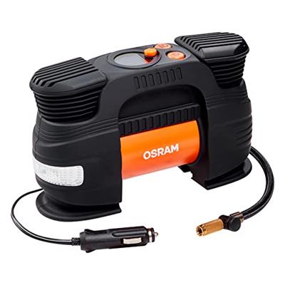 Osram Automotive TYREinflate 830 Compressor 5.5 bar Automatische afschakeling, Digitaal display, Met werklamp, Met Powerbank-functie, Opbergbox/tas