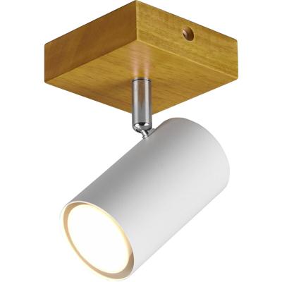 LED Plafondspot Rond Mat Wit - GU10 Fitting - 1-Lichts - Aluminium