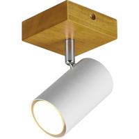 LED Plafondspot Rond Mat Wit - GU10 Fitting - 1-Lichts - Aluminium - thumbnail