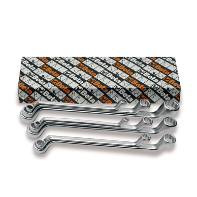 Beta 8-delige set ringsleutels, diep gebogen(art. 90) 90/S8 - 000900162
