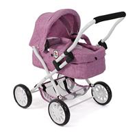 Kleine Poppenwagen Smarty - Pink Jeans - thumbnail