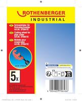 Rothenberger Rothenberger 5-Pack vervanging snijwielen Cu-Al-Fe - ROT070646E - thumbnail