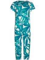 Blauwe flora pyjama Pastunette - thumbnail