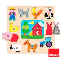 Houten Kinderpuzzel Goula 53025 (12 pcs) - thumbnail