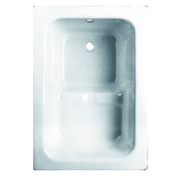 Nemo Go Pisa zitbad 100x70cm met poten acryl wit 119026 - thumbnail