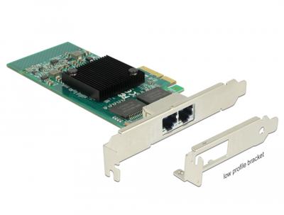 Delock 89945 PCI Express x4-kaart 2 x RJ45 Gigabit LAN i350 Delock 89945 PCI Express x4-kaart 2 x RJ45 Gigabit LAN i350
