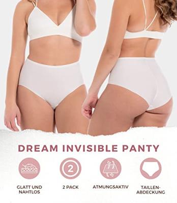 Magic 2-pak seamless dames taille slip - Invisible - Onzichtbaar ondergoed -