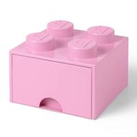 LEGO® Brick 4 Opbergbox Met Lade - Roze - thumbnail
