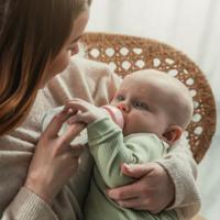 MAM Glazen Babyfles - 170ml - Blauw - Speen Flow 1 - thumbnail