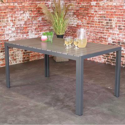 SenS-line Jersey tuintafel grijs 160 cm