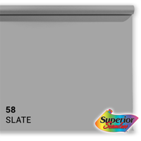 Superior achtergrondpapier 58 slate grey 1,35 x 11m - thumbnail