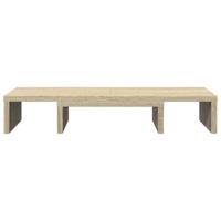 Monitorstandaard verstelbaar 60x24x10,5 cm hout sonoma eiken - thumbnail
