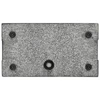 VidaXL Parasolvoet rechthoekig 25 kg graniet zwart - thumbnail