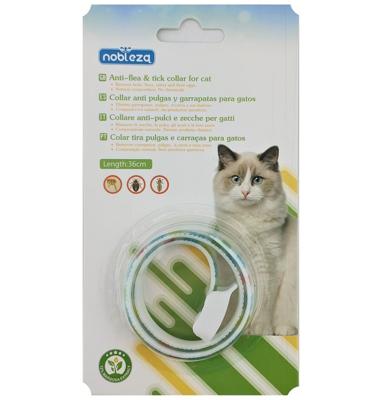 Nobleza Katten vlooienband - Natuurlijk - Werking 4 tot 6 weken - 36 cm