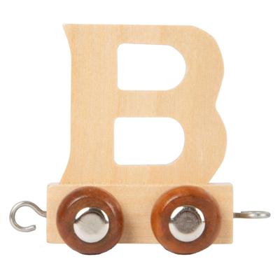 Small Foot - houten lettertrein - b - 12 stuks