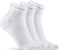Craft 1910637 Core Dry Mid Sock 3-Pack - White - 37/39 - thumbnail
