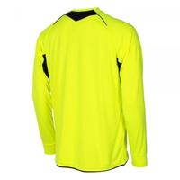 Stanno 429003 Bergamo Referee Shirt l.m. - Neon Yellow-Black - S - thumbnail