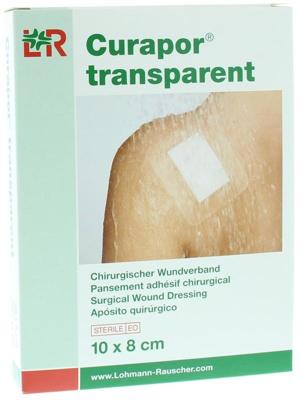 Curapor Transparant Steriel 10cmx 8cm 5 13100