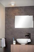 Lucide BRICE-LED - Plafonnière Badkamer - Ø 11,7 cm - LED Dimb. - 1x8W 3000K - IP44 - Wit - thumbnail