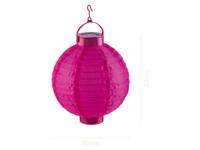 LIVARNO Solar lampion (rond/roze) - thumbnail