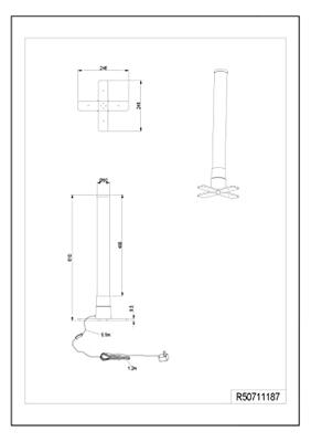 Trio TafellampMotion titaan - R50711187