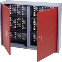 Küpper 70122 Hangkast voor gereedschap (b x h x d) 80 x 60 x 19 cm Rood, Zilver - thumbnail