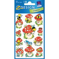 Avery AV-4304 Etiket 3 Vel Paddenstoelen 10 Setjes met 3 Vel - thumbnail