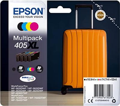 Epson multipack 4-colours 405XL DURABrite Ultra inkt Epson multipack 4-colours 405XL DURABrite Ultra inkt